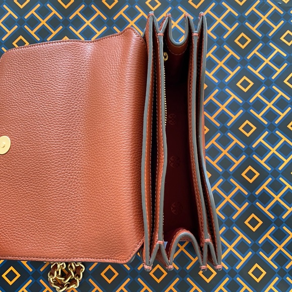 Tory Burch Sumac Britten Small Chain Shoulder Bag - Picture 7 of 10